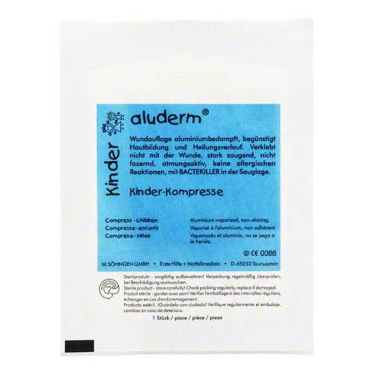 Aluderm Kinder Kompressen 6x, 1 St