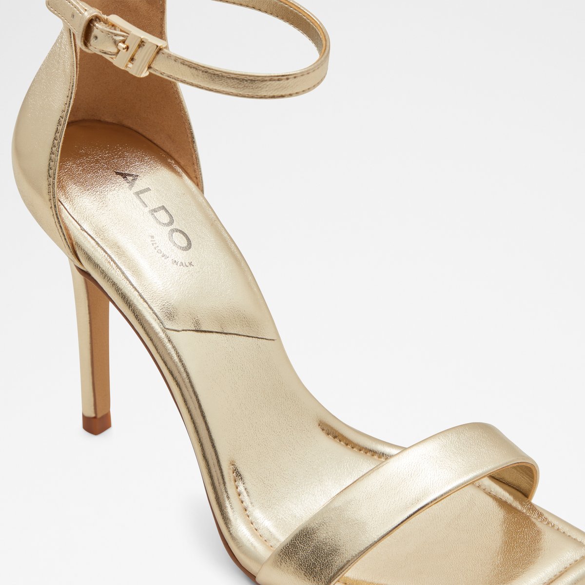 Renza Gold Women Heeled sandals