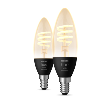 Philips Hue White Ambiance kaars E14 5W 350 lumen 2pack