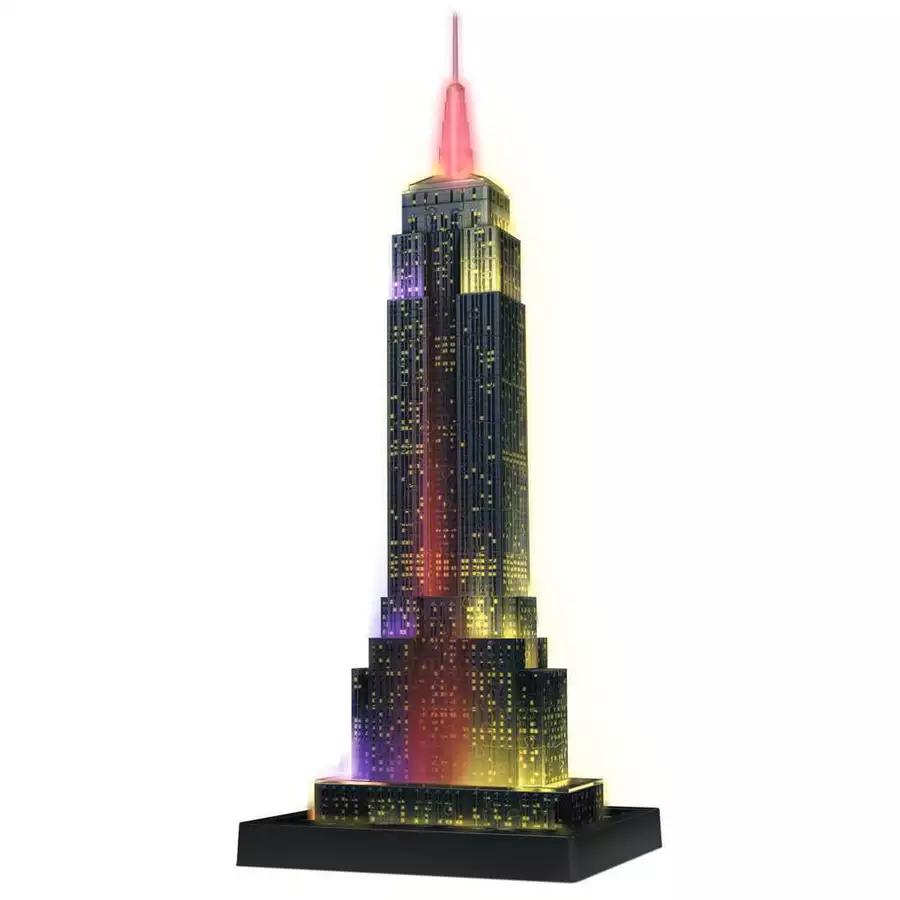Ravensburger Empire State Building bei Nacht bunt