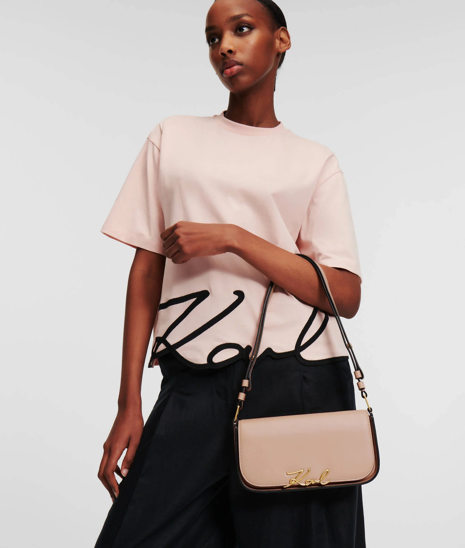 SAC BANDOULIÈRE DEUX EN UN K/SIGNATURE