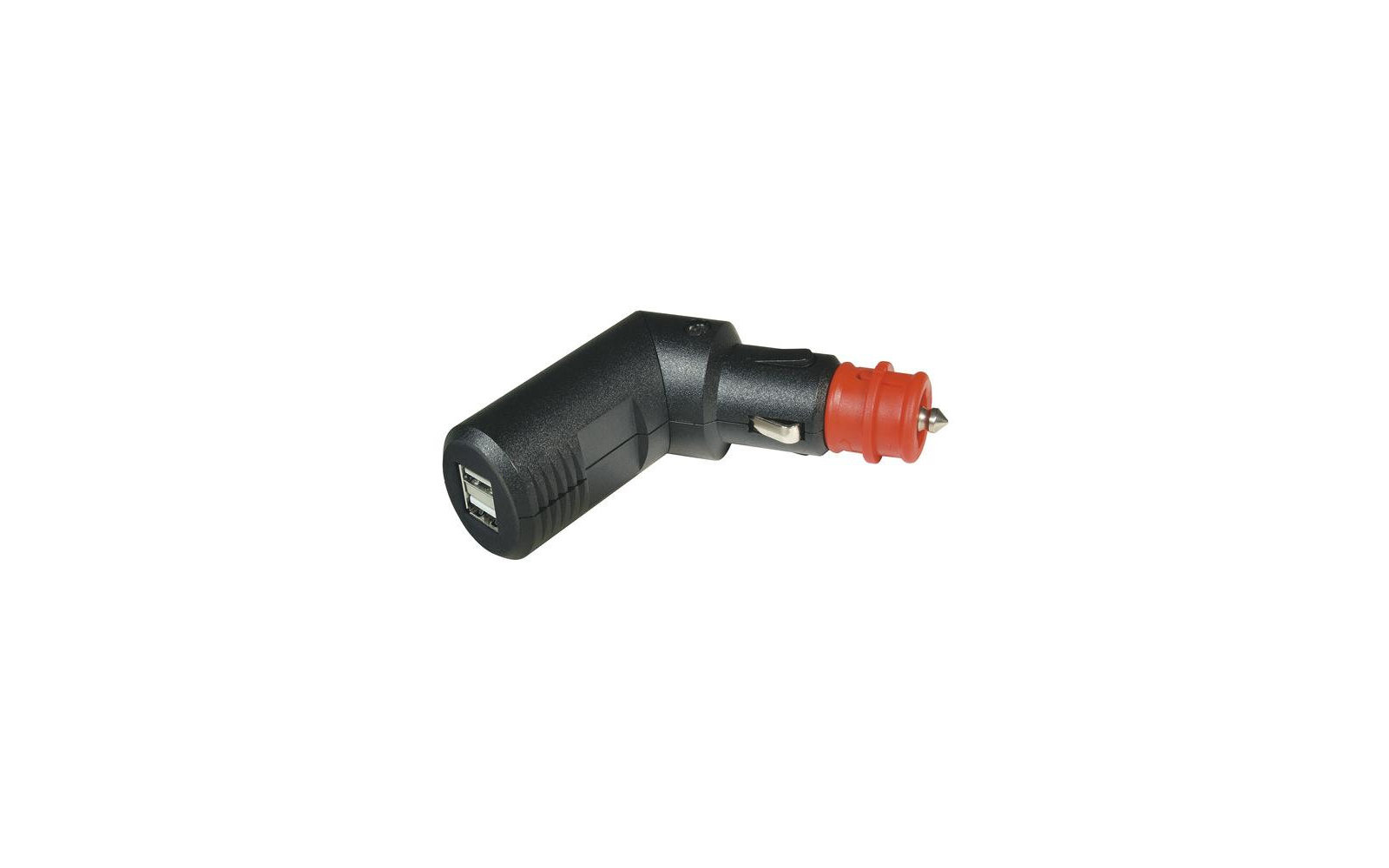 Winkelbarer Doppel USB Ladestecker