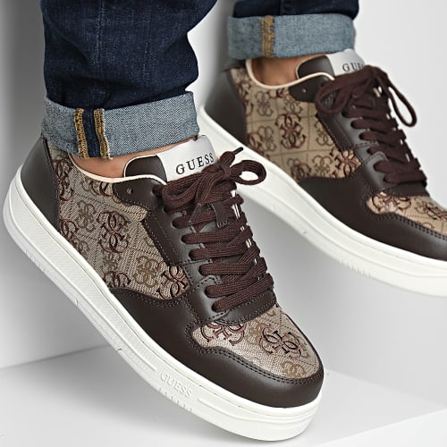 Baskets FM8ANGLEA12 Beige Brown