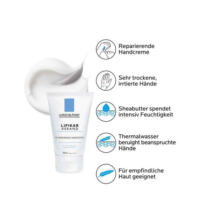 La Roche-Posay Lipikar Xerand Handcreme, 50 ml