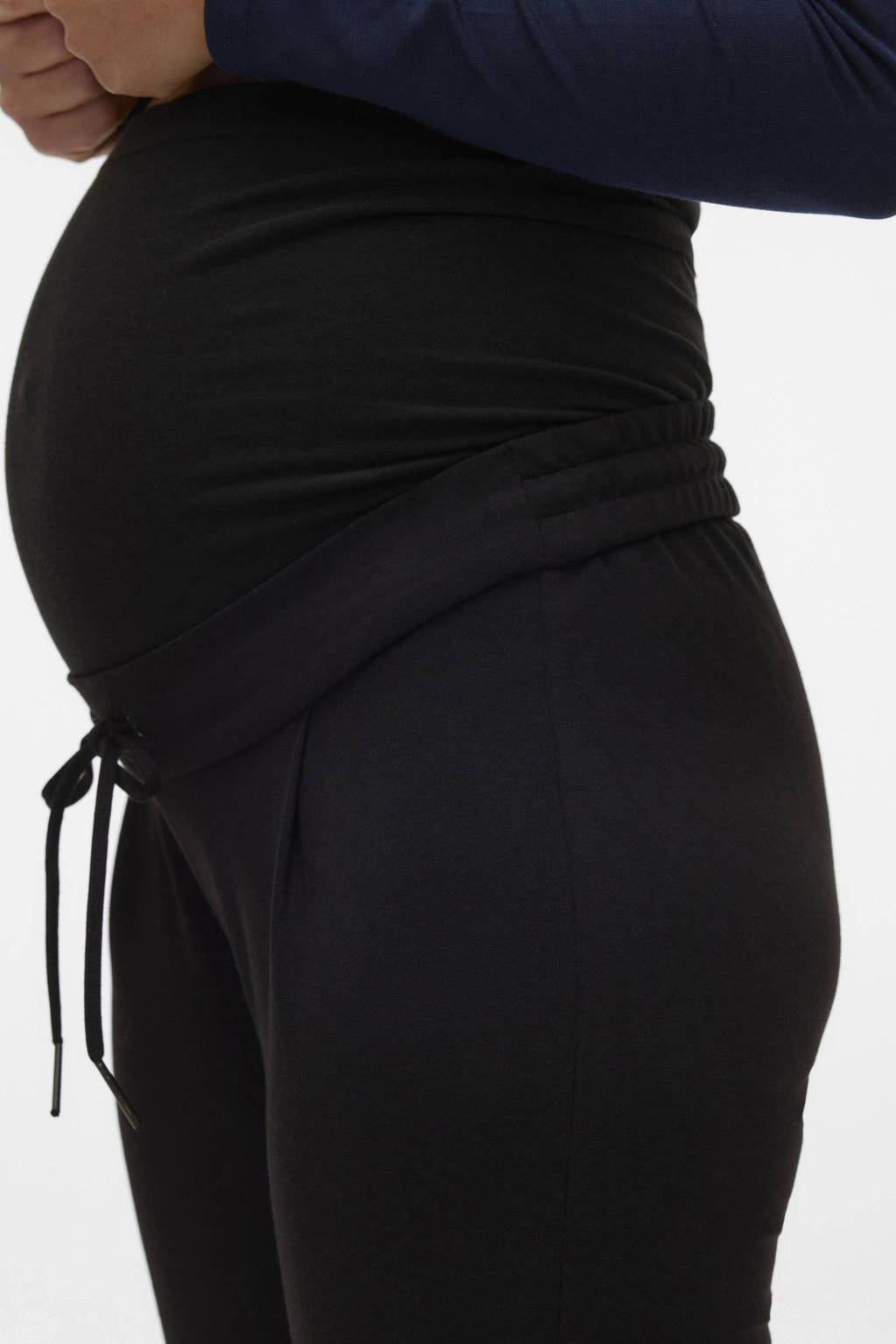 VERO MODA MATERNITY slim fit broek VMMEVA zwart