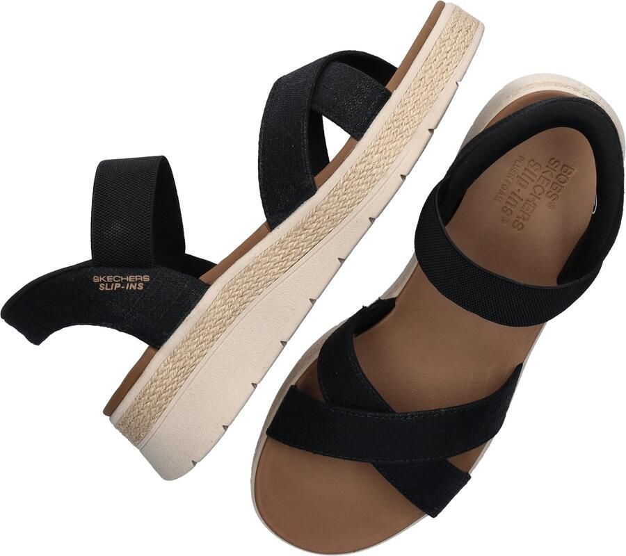 Bobs Hands Free Slip-Ins Sun-Ray dames sandaal Zwart