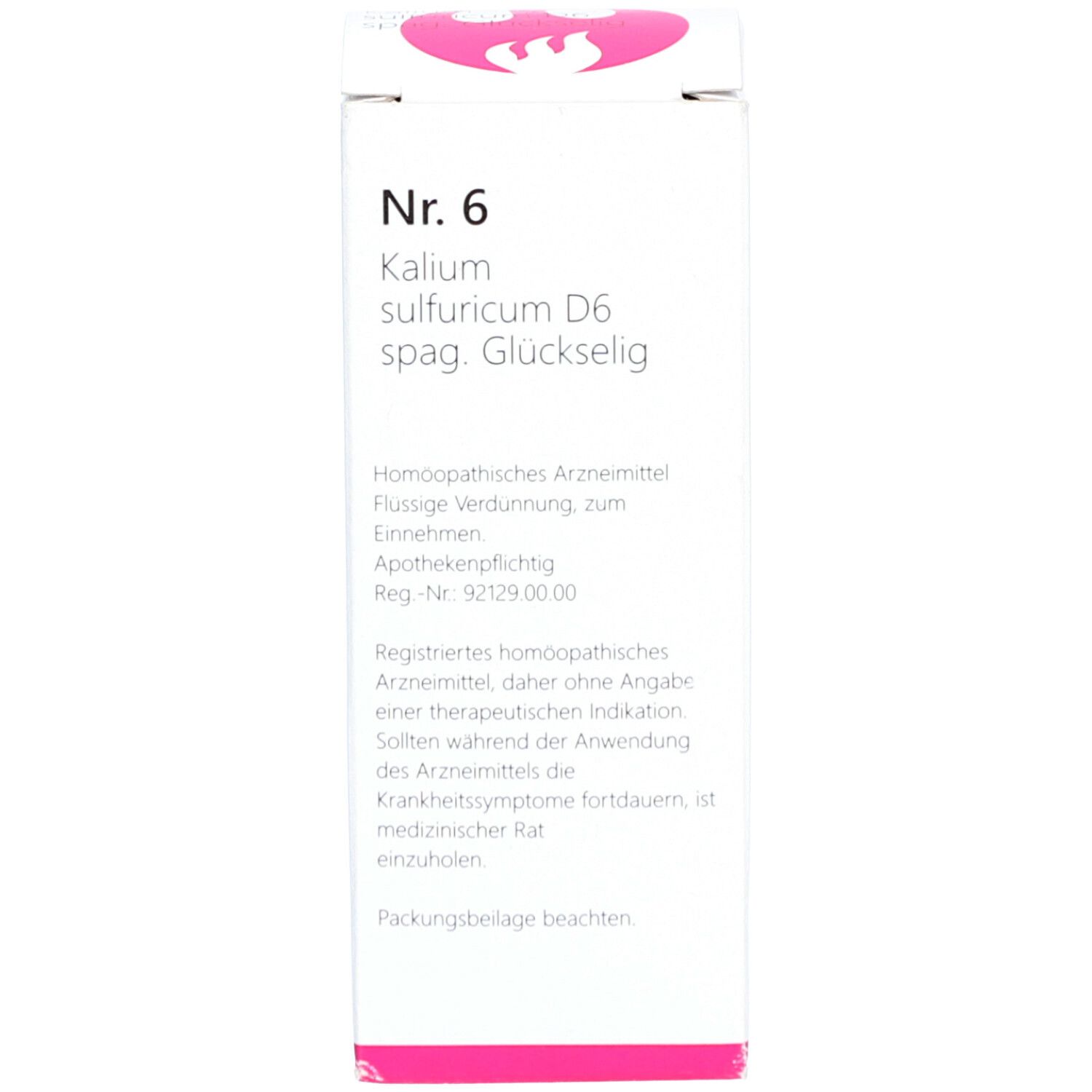 NR.6 Kalium sulfuricum D 6 spag.Glückselig