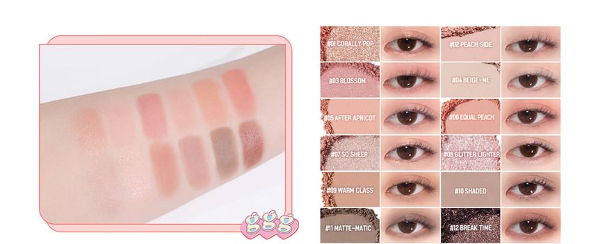 Colorgram - Pin Point Eyeshadow Palette - 5 soorten