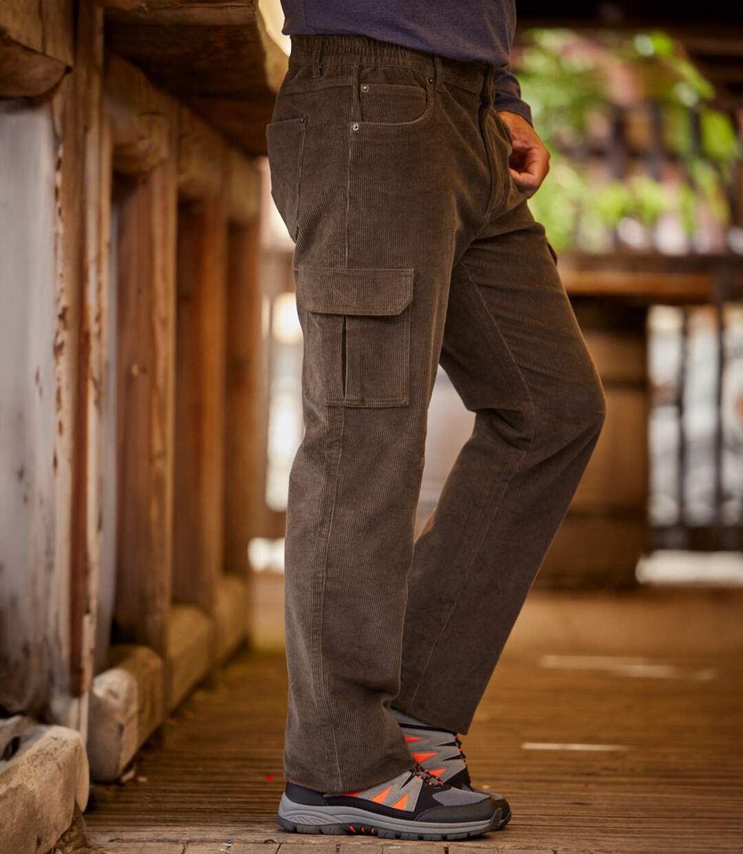 Pantalon Velours Cargo Confort