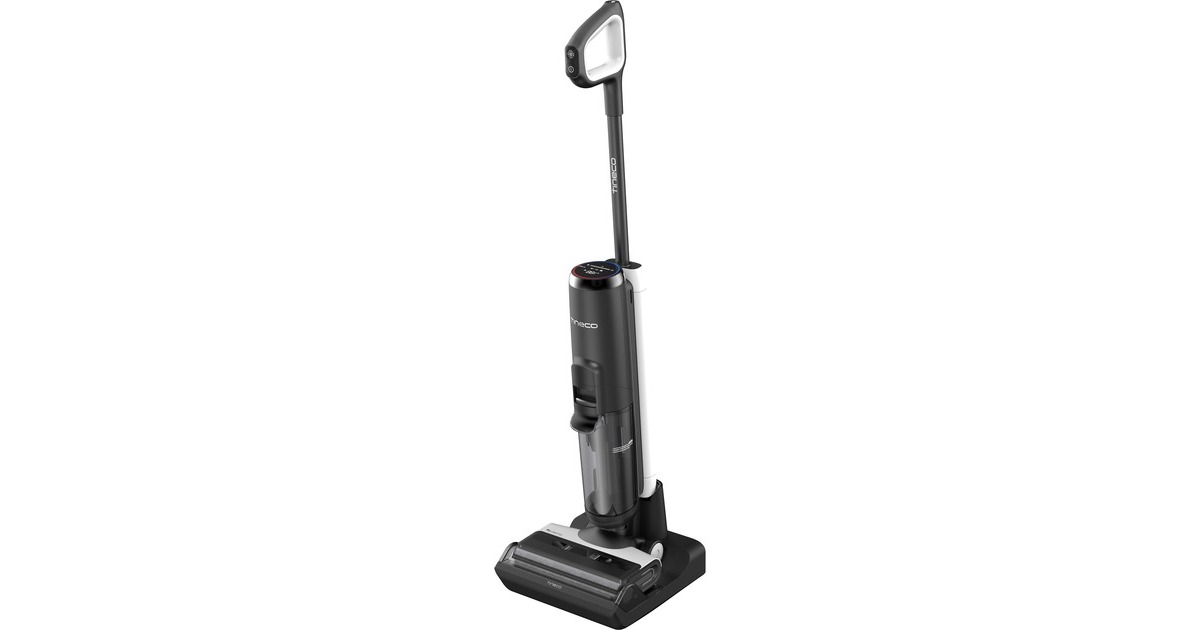 TinecoFloor One S6 Flashdry Pet nat- en droogstofzuiger & vloerreiniger nat- en droogzuiger  (Zwart, Stofzuigen en dweilen | oplaadbaar | iLoop Smart Sensor | FlashDry | app)