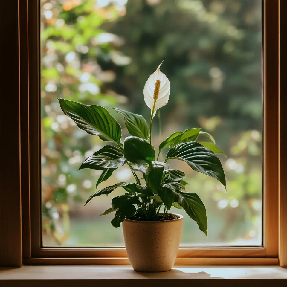 Lepelplant   Pokon - Set van 2 - Spathiphyllum 'Lima' - Hoogte 60-75cm - ⌀17cm