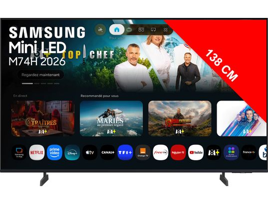 SAMSUNG - TV Mini LED 4K 139 cm TU55M74H
