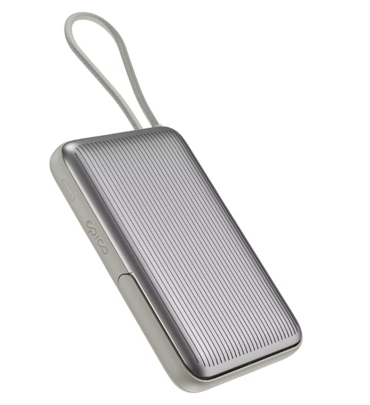 (22.5W) 10000mAh EM67 UltraPack Magnetische Qi2 MagSafe Mag  Powerbank USB C PD Ladegerät inkl. Ladekabel   Standfuss (9915101900048) - Beige