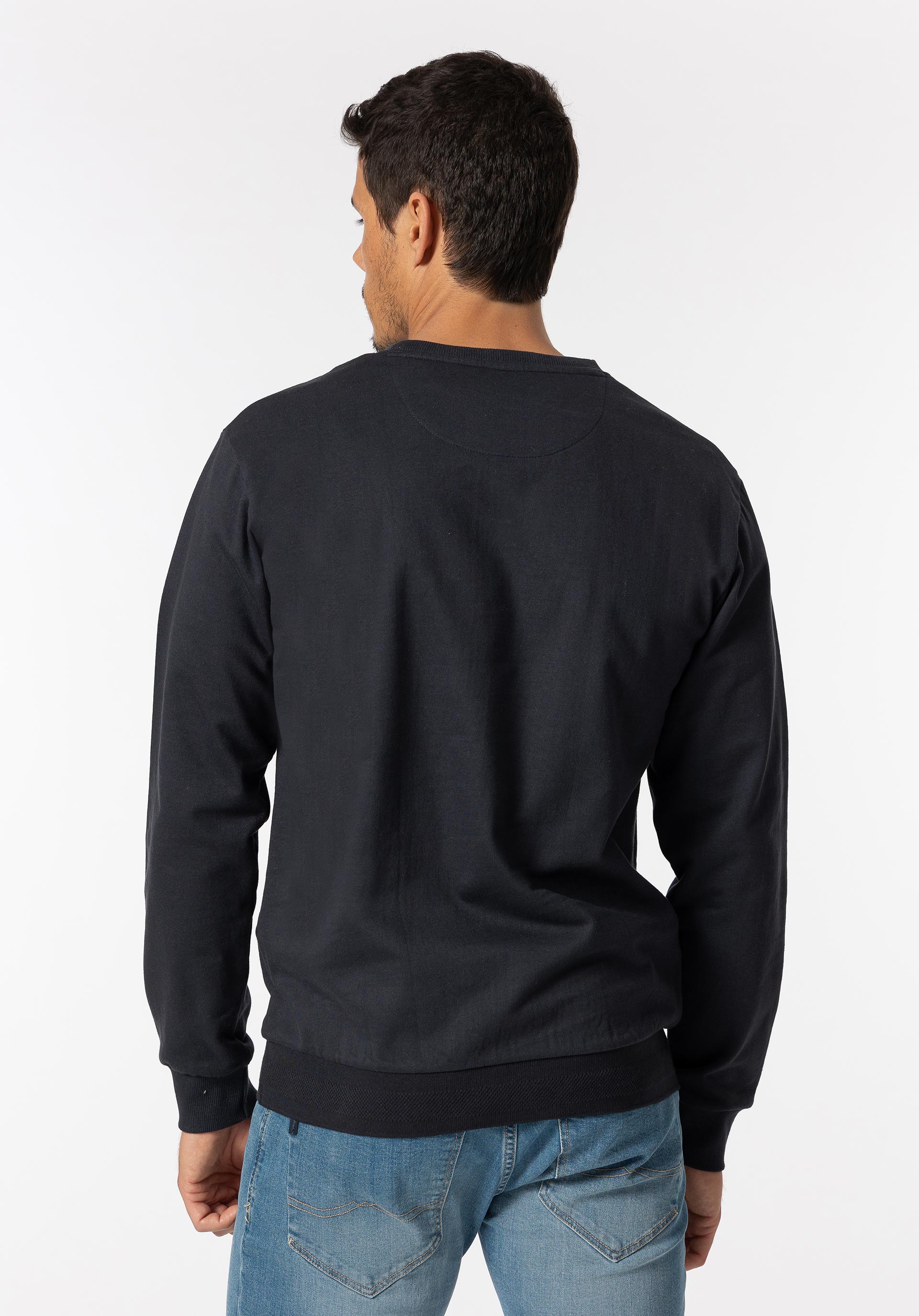 Sweatshirt com Bordado Frontal