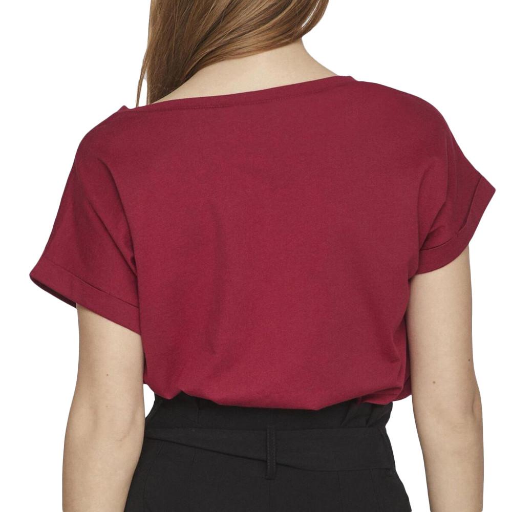Vila T-shirt Rouge Femme Vila Dreamers