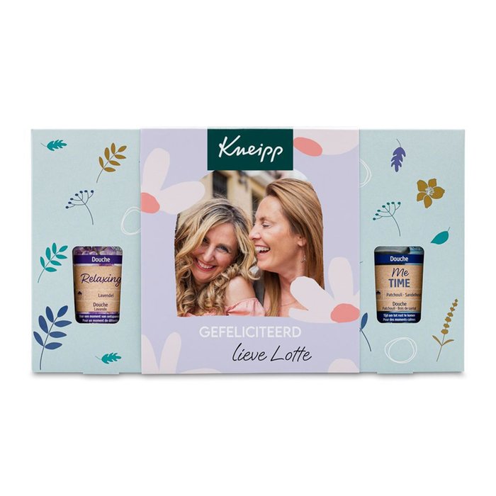 Kneipp | Gefeliciteerd | met eigen foto en naam | 4x75ml