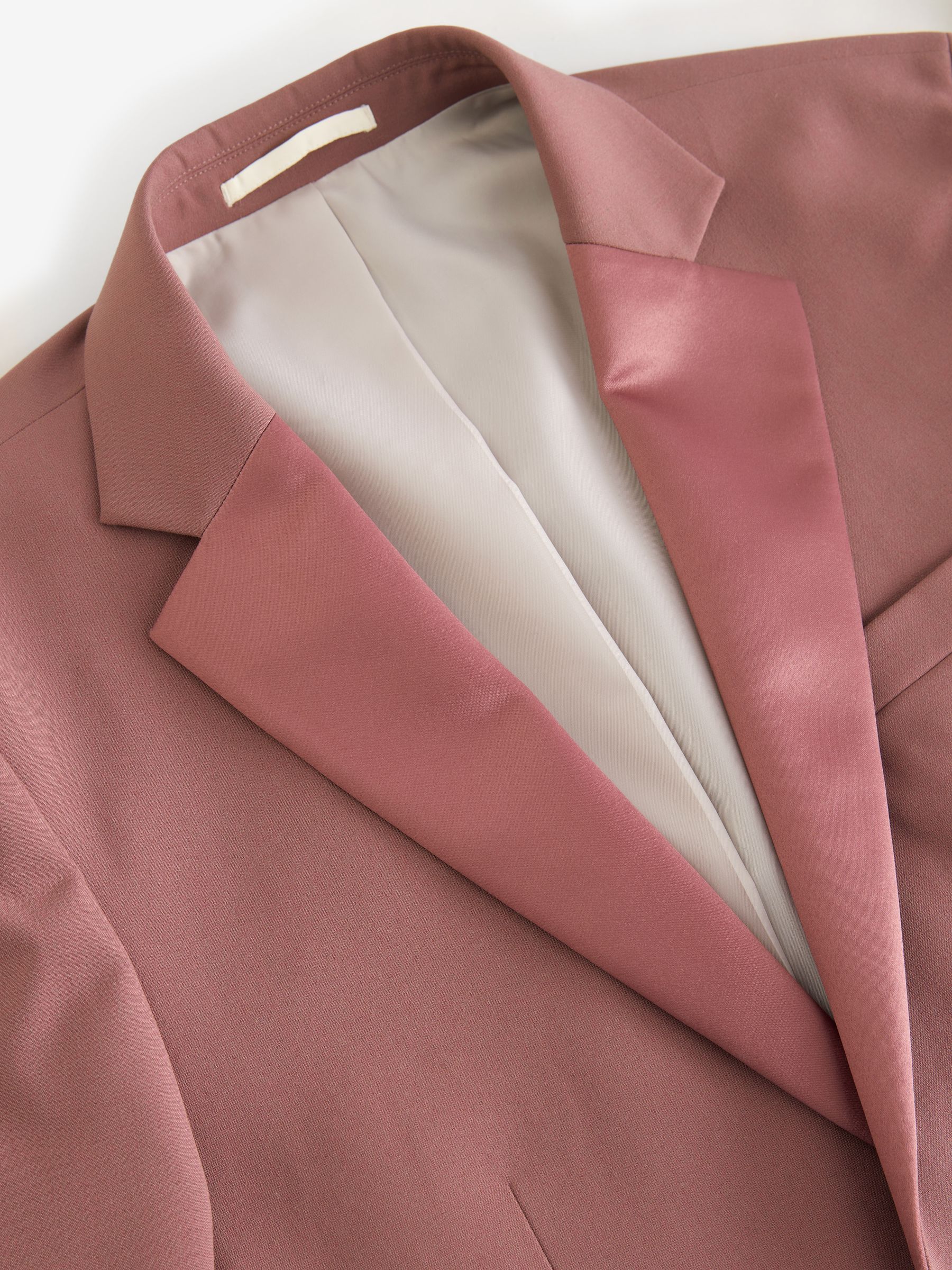 Roze - Slim fit smokingjasje
