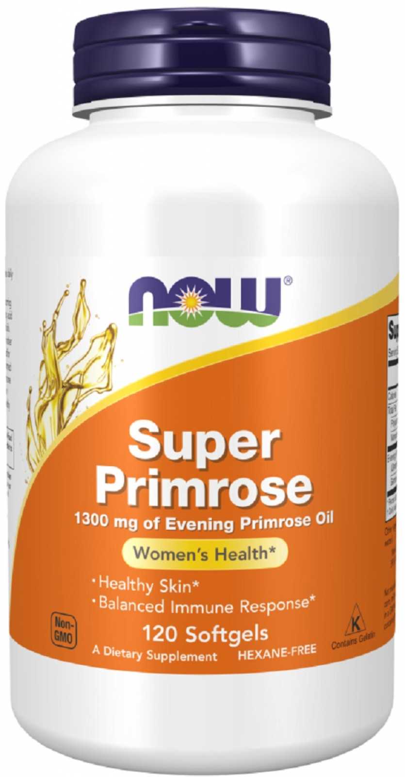 NOW Foods Super Primrose 1300mg 120 cápsulas