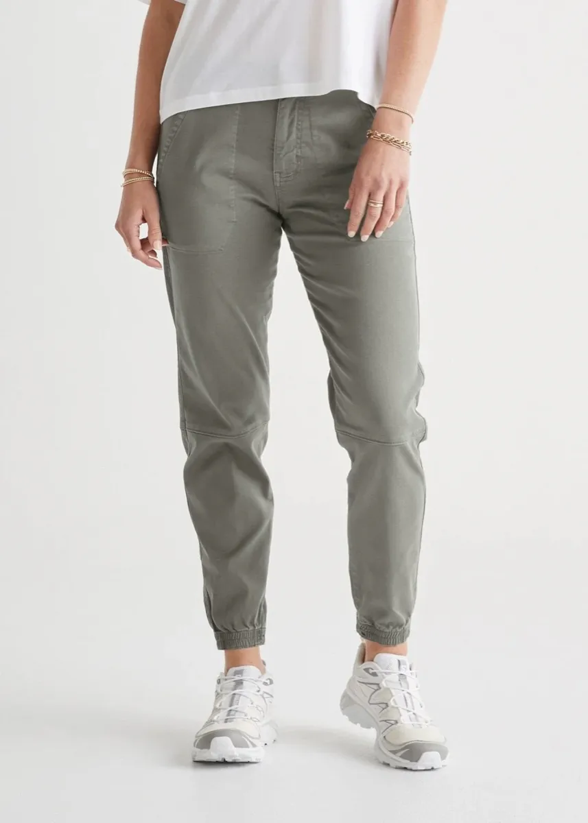 Duer Live Free High Rise Jogger Thyme