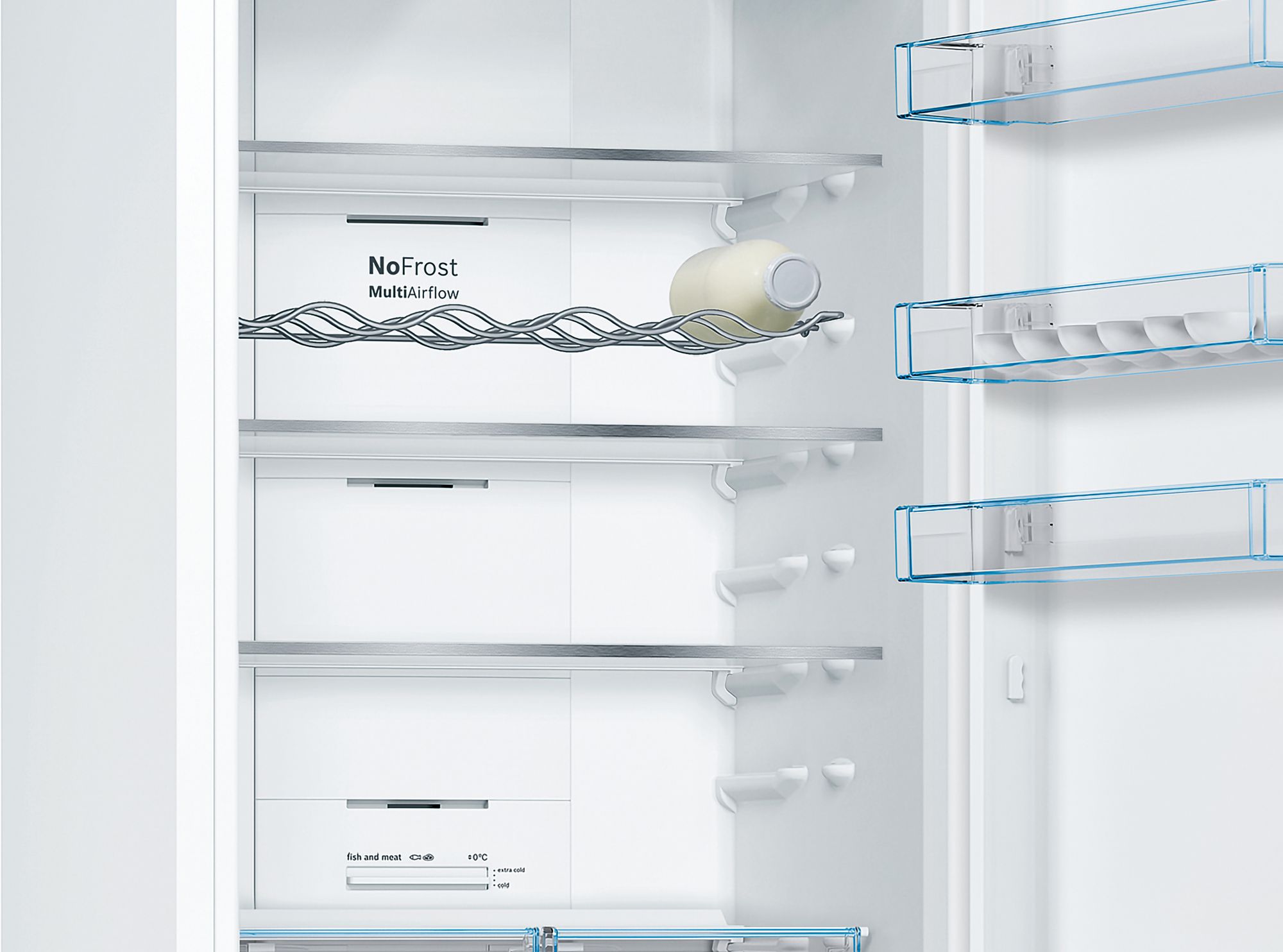Refrigerador Combinado Independente Série 4 203 x 60 cm Branco KGN39XWDP