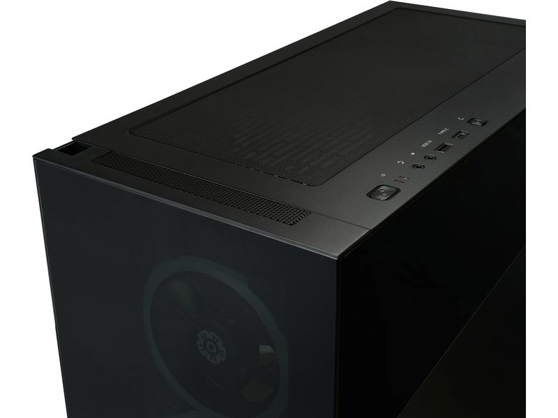 Enermax PC-Gehäuse ENERMAXK8 Schwarz Gaming-Mid-Tower mit ausgezeichneter Luftversorgung
