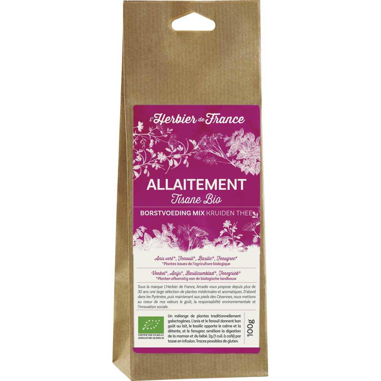 Infusion mélange allaitement bio