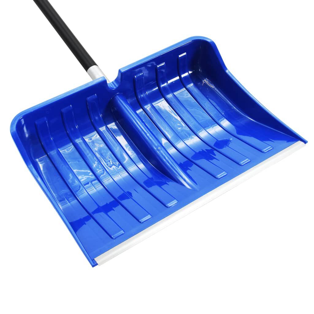 vidaXL Sneeuwschuiver blauw 145 cm aluminium