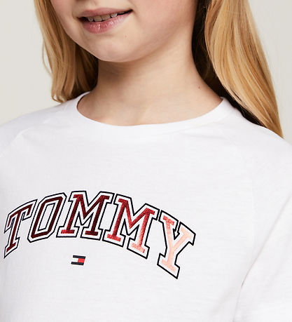 Tommy Hilfiger T-shirt - Varsity Foil - Hvid