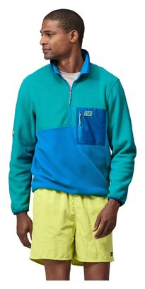 Pull Polaire Patagonia Microdini 1/2 Zip Bleu