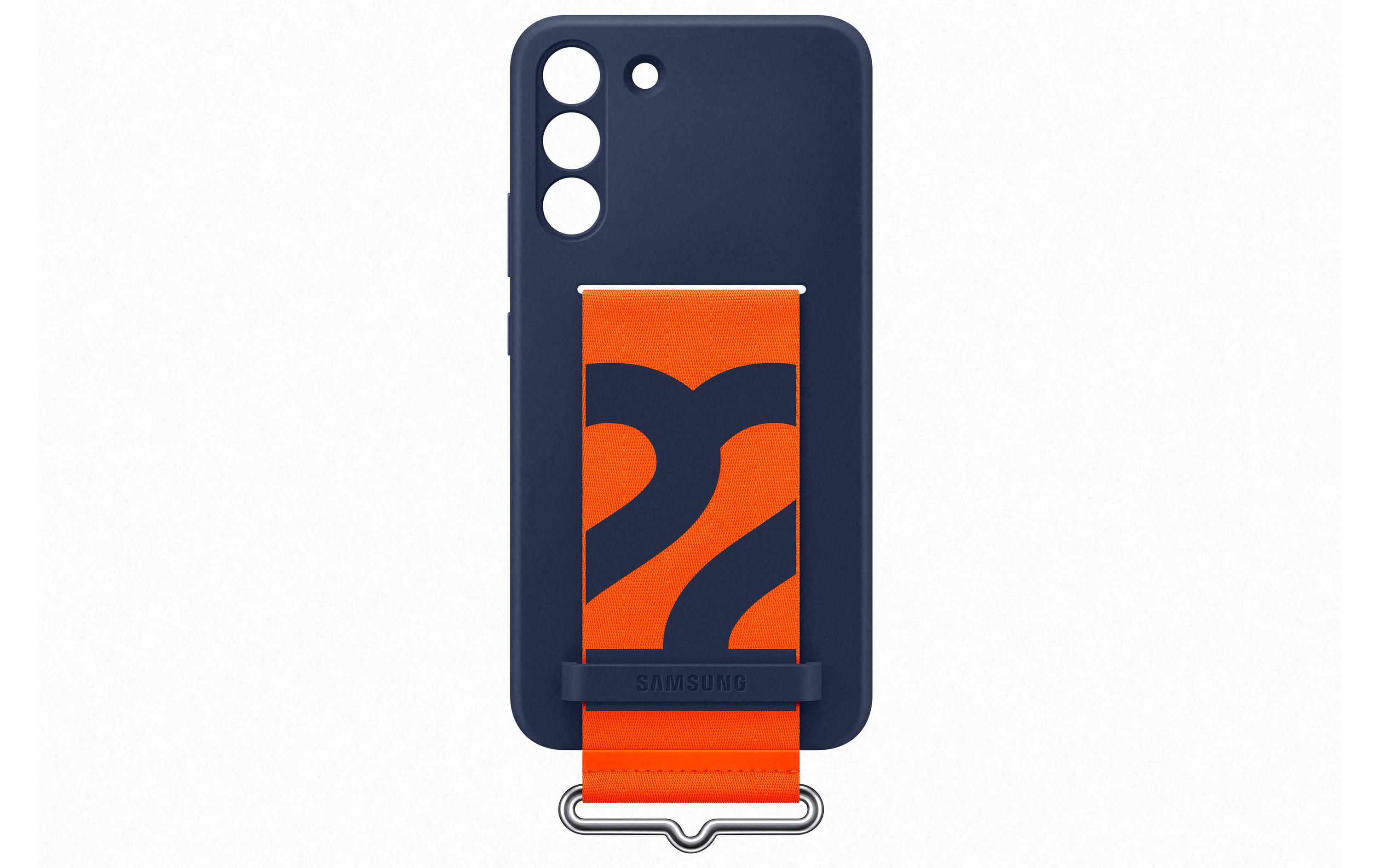 Back Cover EF-GS906 Silicone Galaxy S22+ mit RiemenSilikon-Schutzhülle mit Riemen für das Samsung Galaxy S22+ 5G