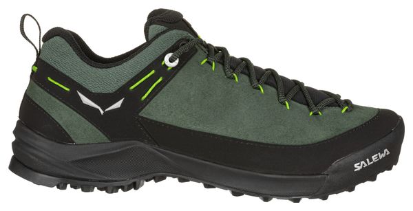 Chaussures d'approche Salewa Wildfire Leather Vert