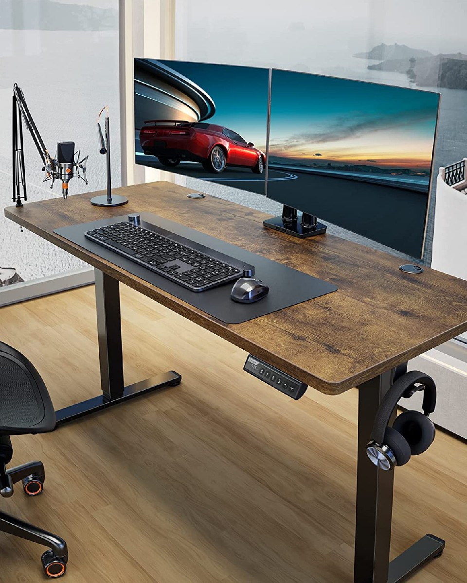 ErGear Height Adjustable Electric Standing Desk,Memory Computer Home Office Desk