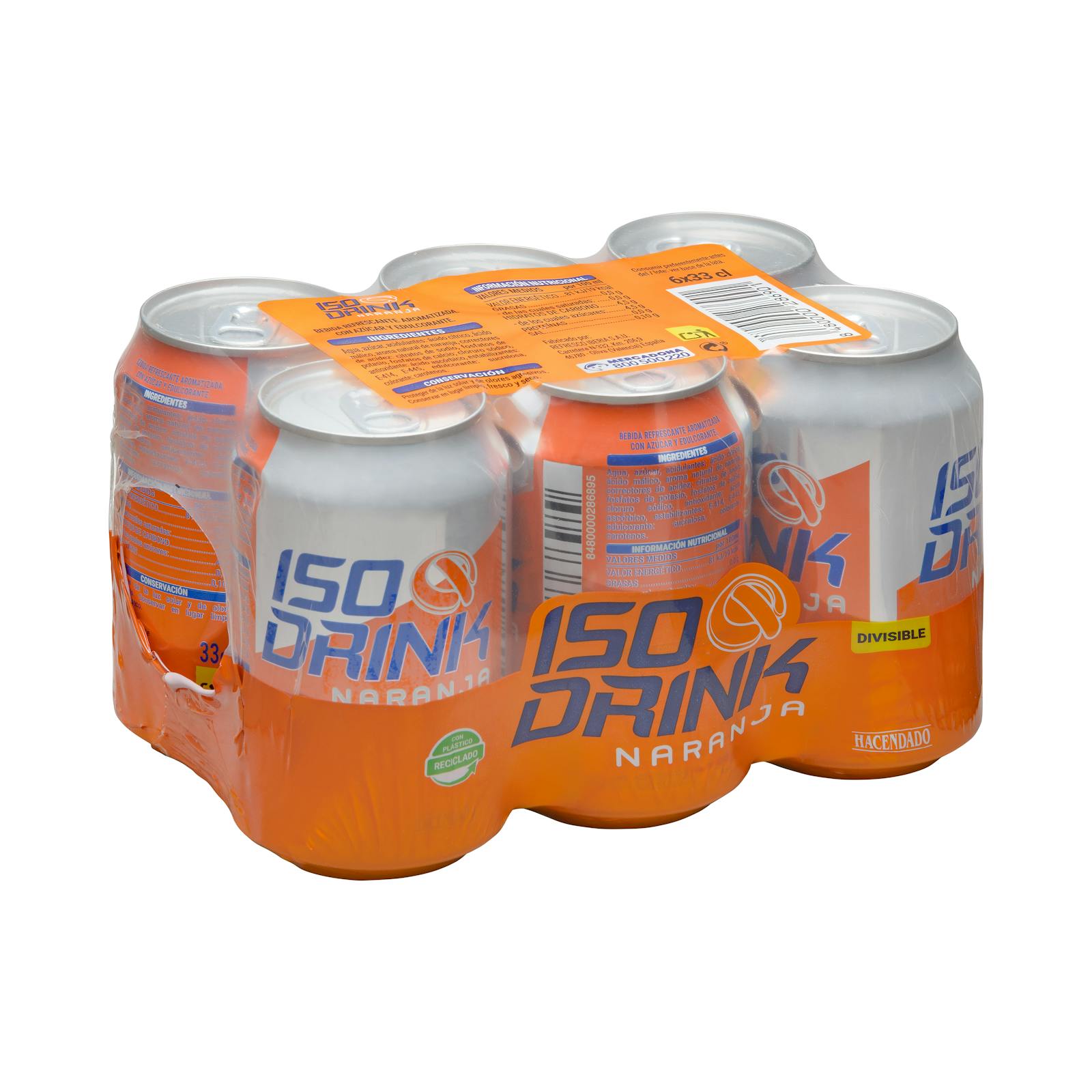 Boisson isotonique à l'orange Iso drink