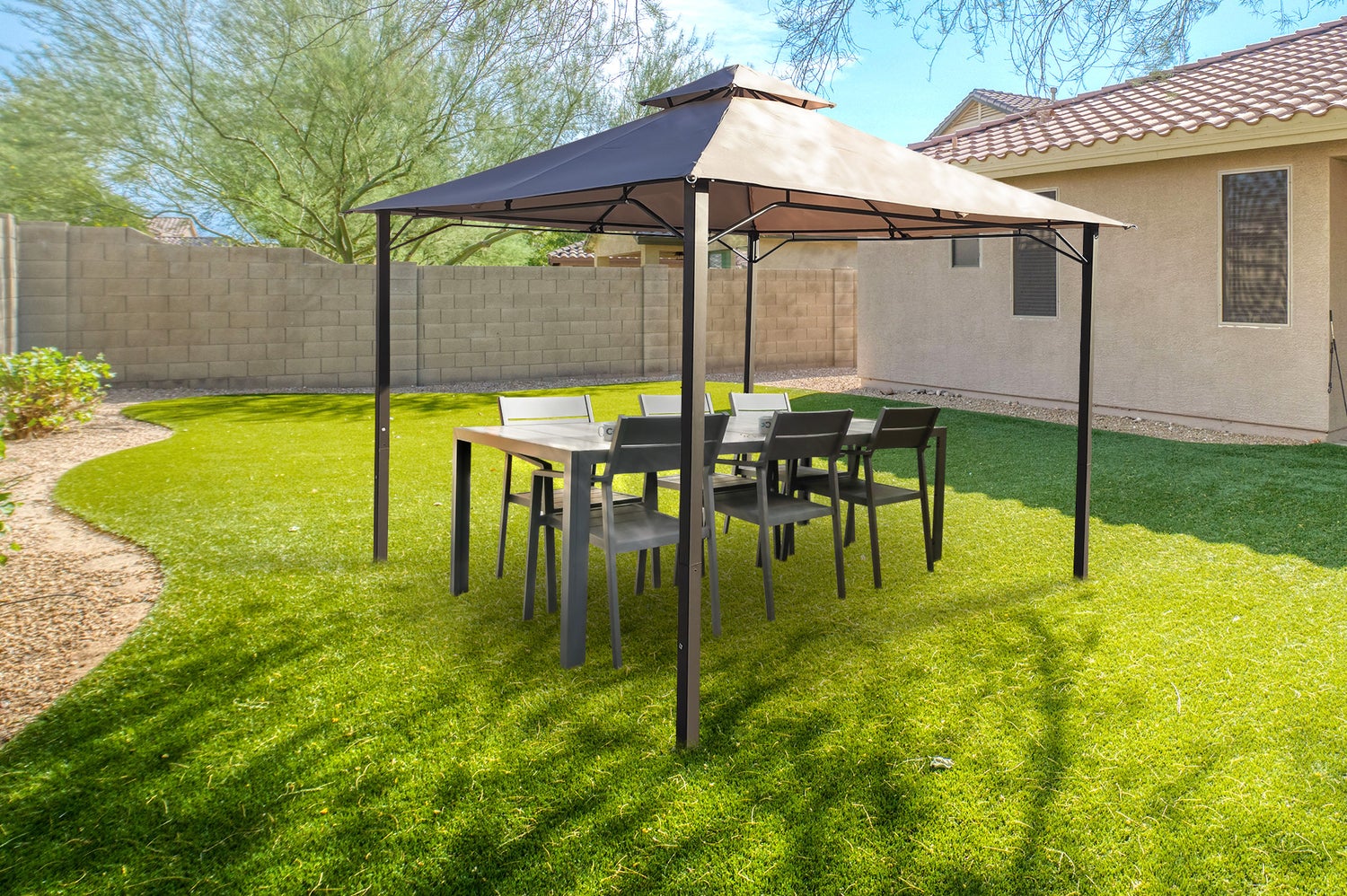 Tuinpaviljoen SAO 300S300 beige