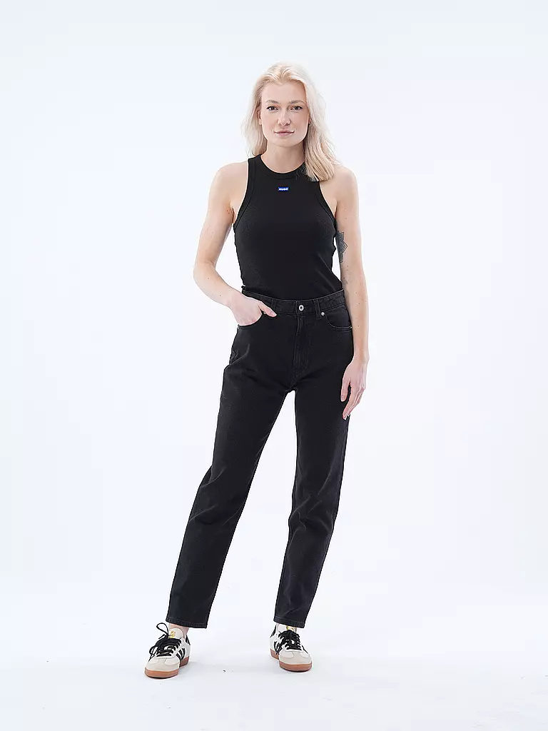 HUGO Jeans Mom Fit NOE_B schwarz