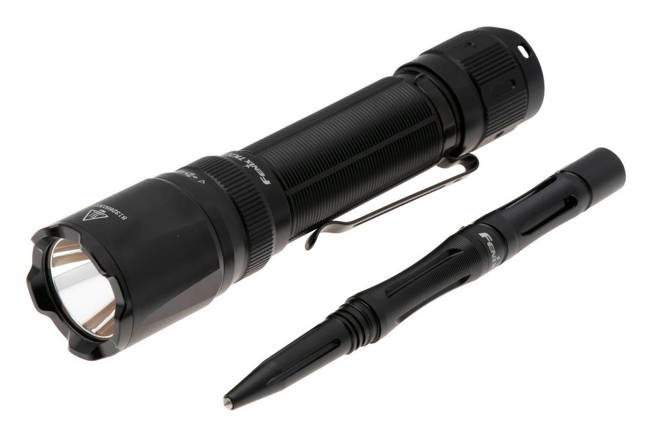 Fenix TK20R V2.0, 3000 lumen oplaadbare zaklamp met T5 tactische pen, set