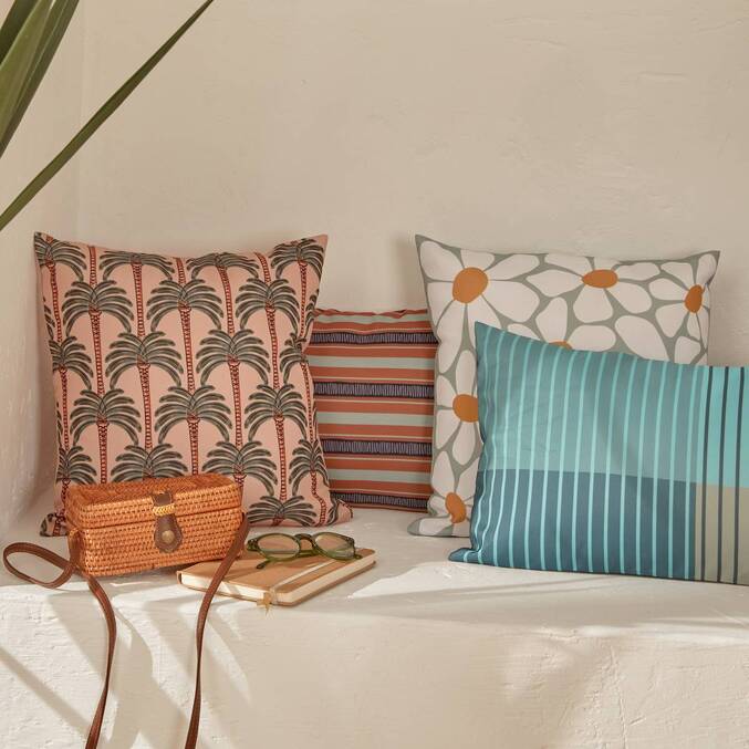 Housse de coussin d'extérieur ALBIN Lin