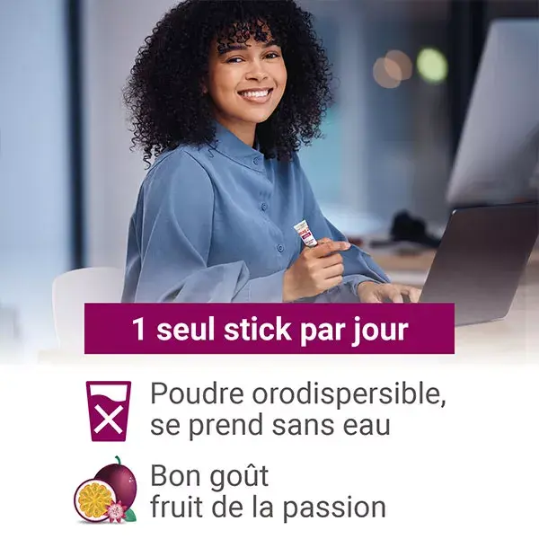 MAG 2 Stick Magnésium et 6 Vitamines B Nervosité Fatigue 30 sticks