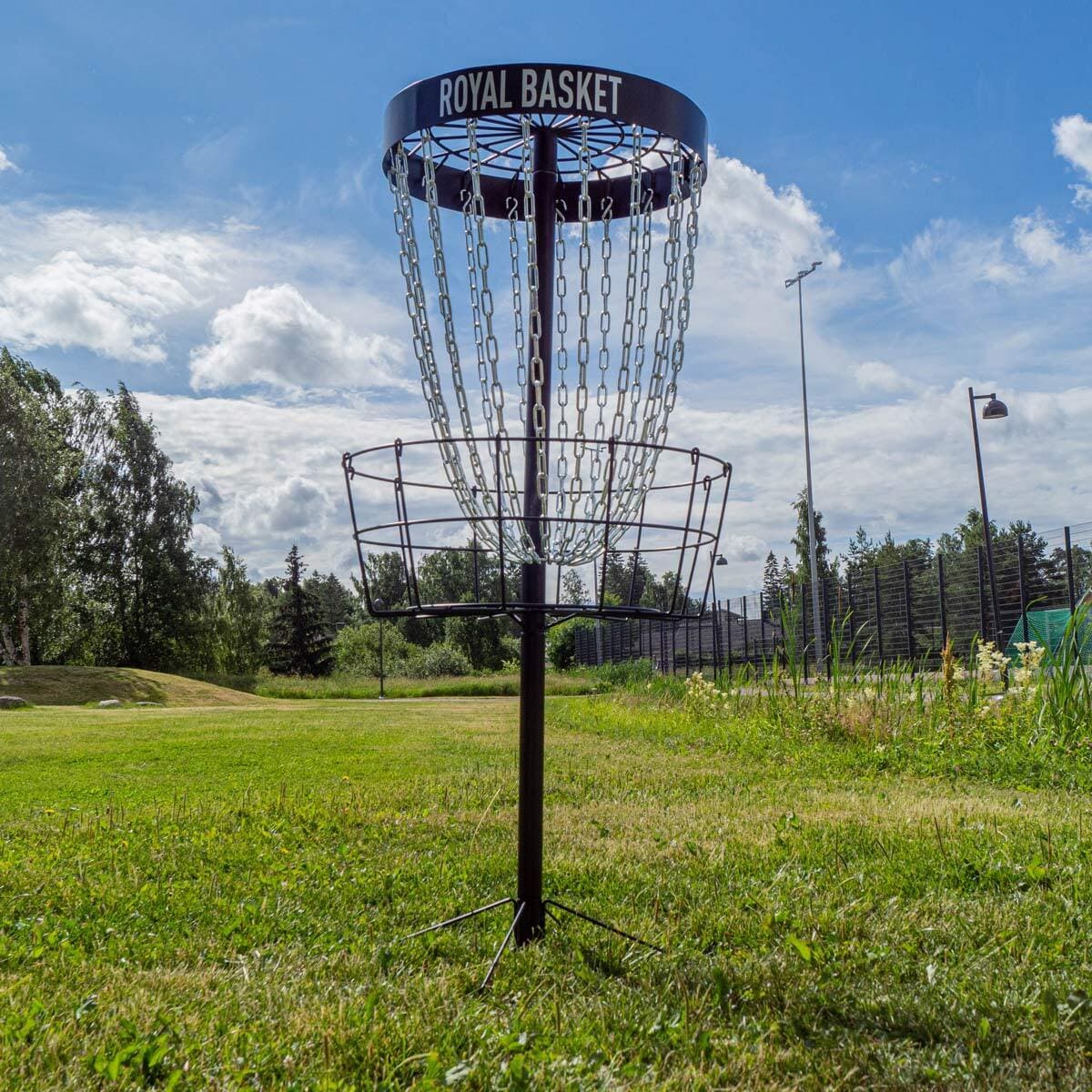 Viking Discs Royal Basket Disc Golf Kurv, Svart Utgave