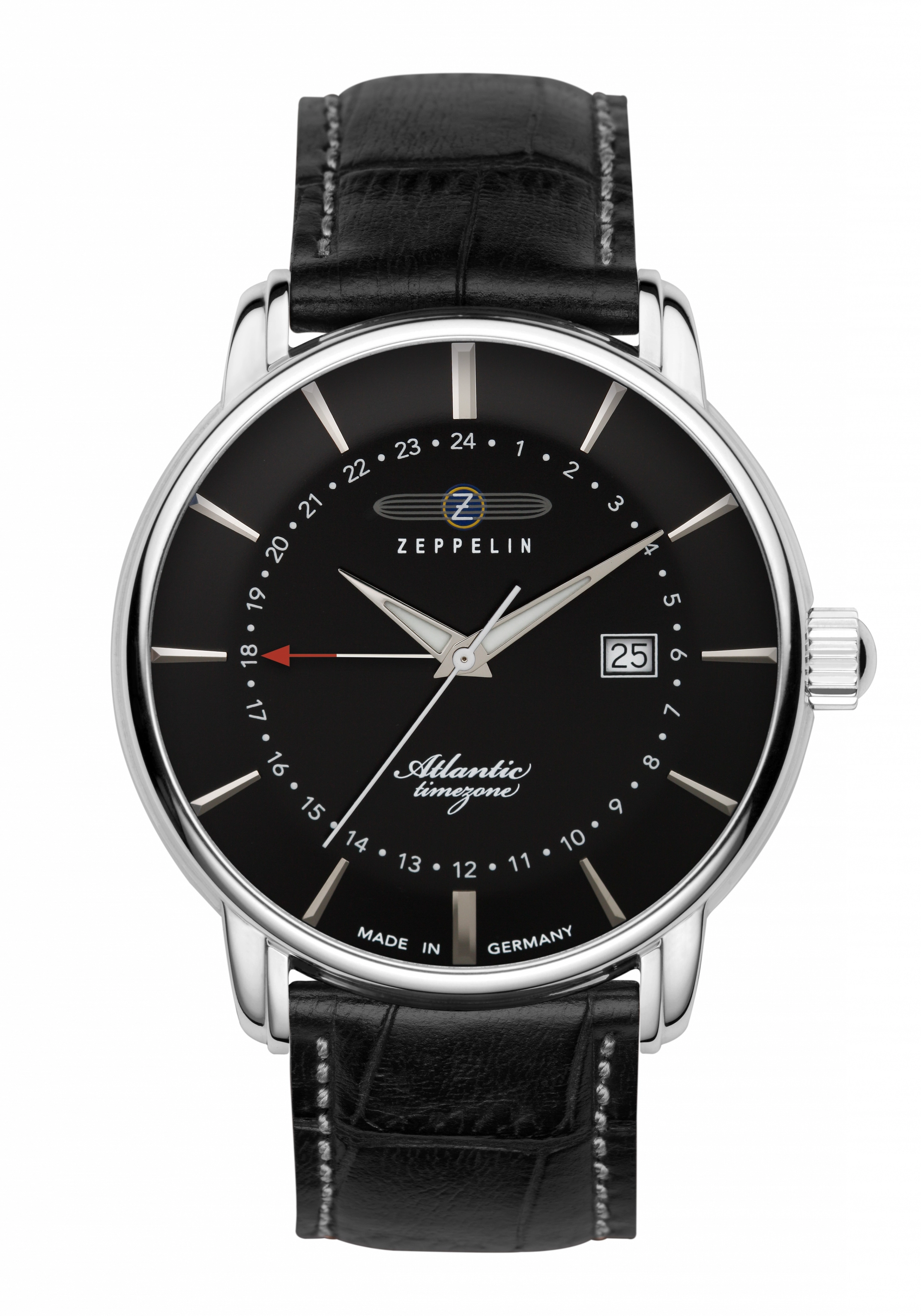 Zeppelin Herrenuhr Atlantic Schwarz 8442-2