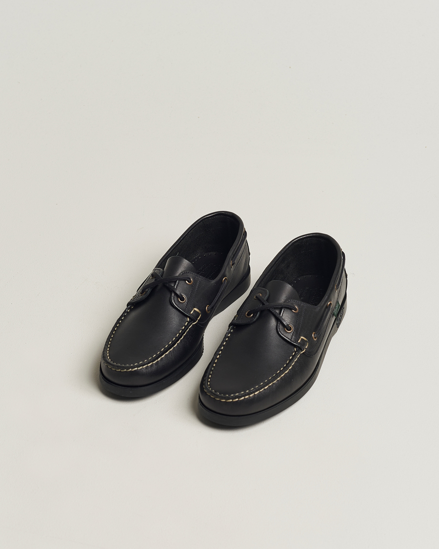Paraboot Barth Boat Shoe Black