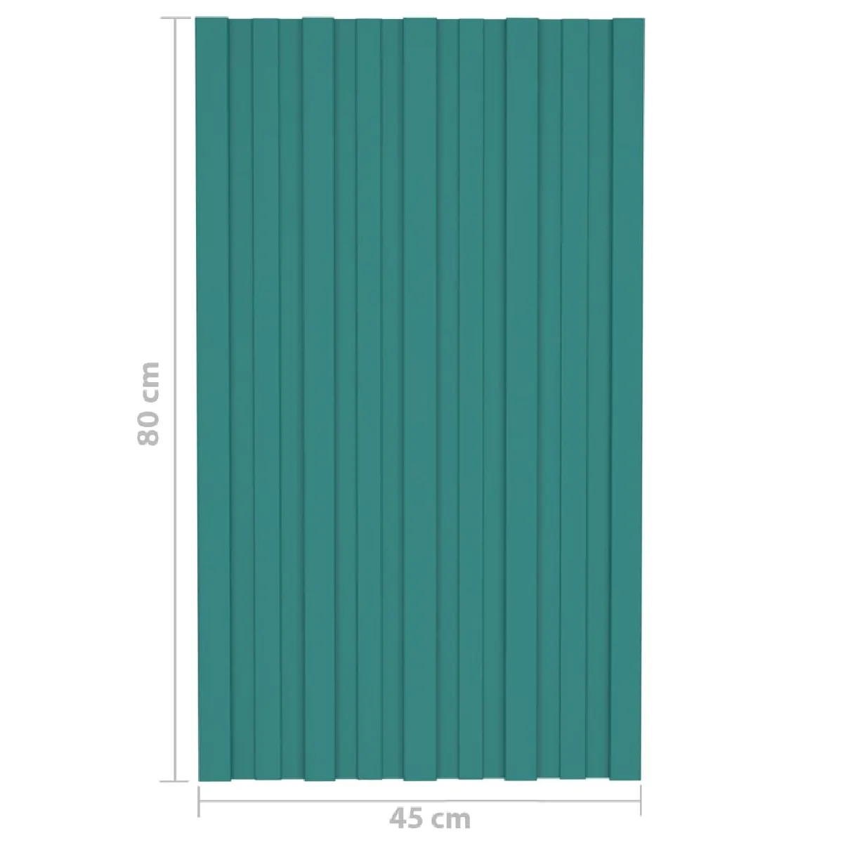 vidaXL Panneaux De Toiture - Vert