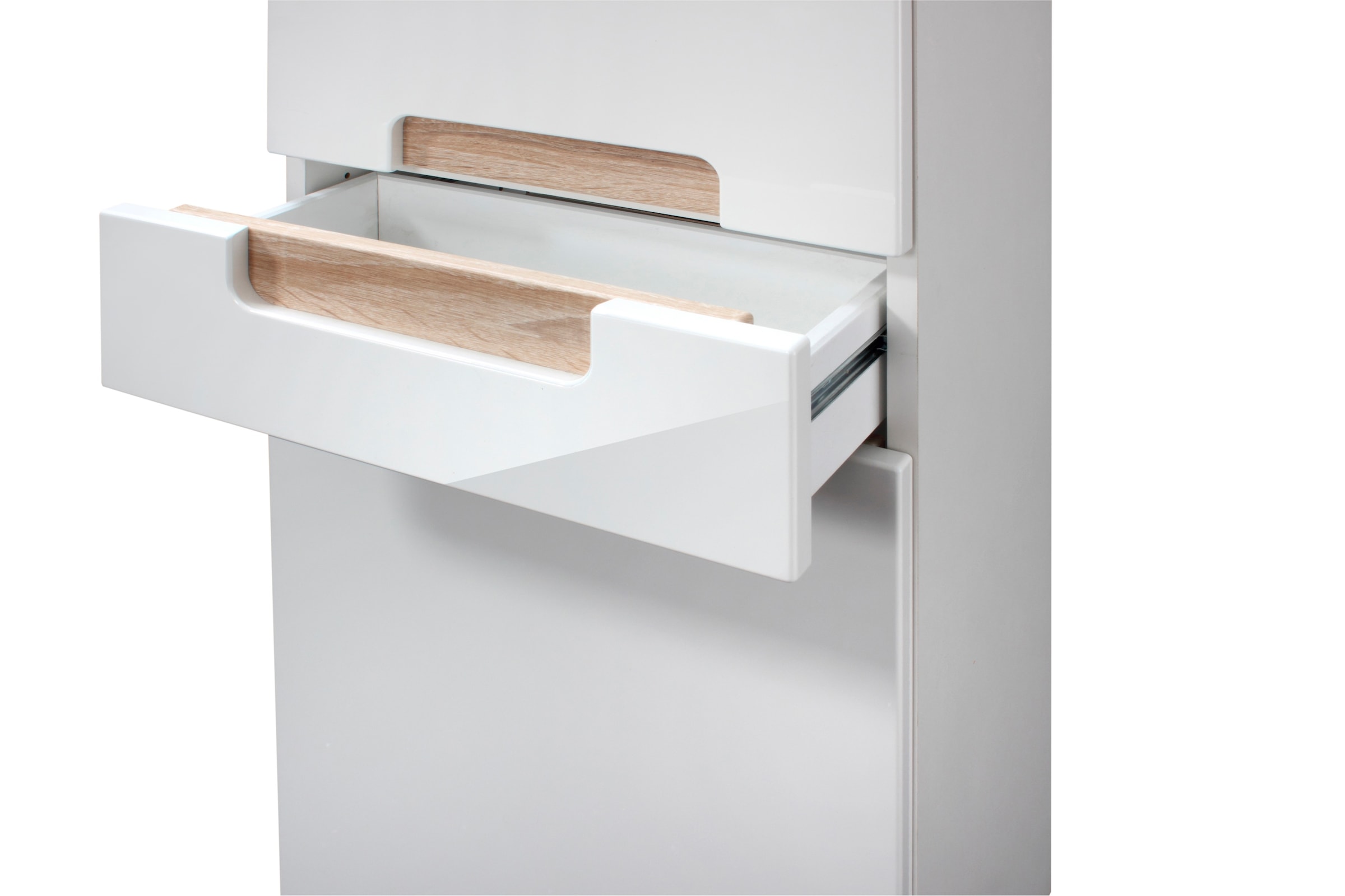 welltime Hochschrank »Siena« Breite 40 cm, mit hochglänzenden Fronten in weiss
