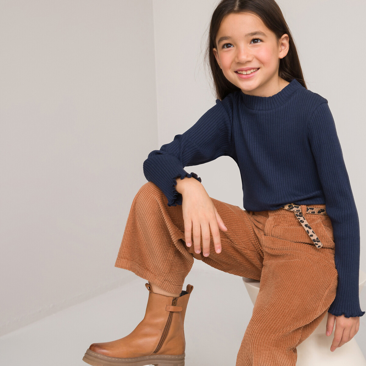 COLEÇÃO LA REDOUTE<br>Conjunto de 2 suéteres com gola alta