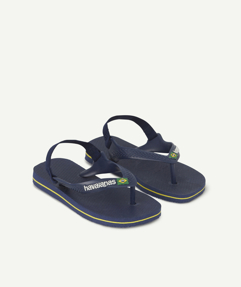 HAVAIANASTONGS BÉBÉ GARÇON BLEU MARINE LOGO BRÉSIL