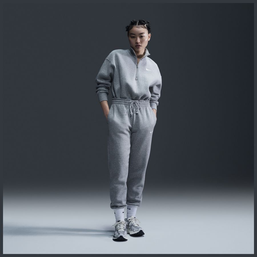 Nike Sportswear Phoenix Fleece Wome DK GREY HEATHER/SAIL