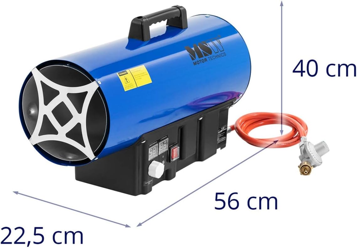 MSW MSW-GH-BD-30000 Gasheizer 30000 W 310 qm Gasstrahler Gas Heizgebläse Zeltheizung Gas