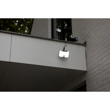 LUTEC wandlamp KOMBO Solar zwart 6W 700 lumen met bewegingssensor