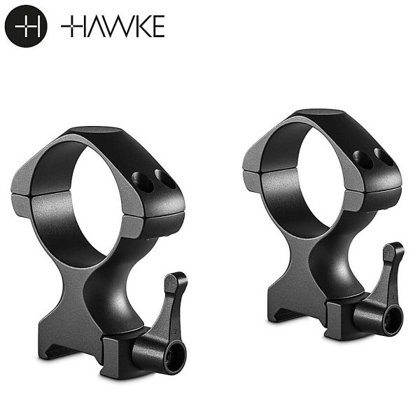 Hawke Optics Hawke Precision Montagens Aço 34mm 2PC Weaver Alto