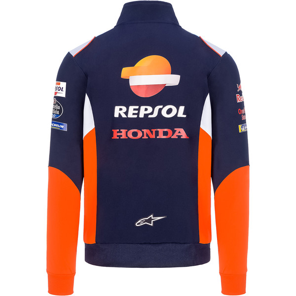 Honda Repsol - Sweatshirt Teamwear 2020 Bleu / Orange / Blanc